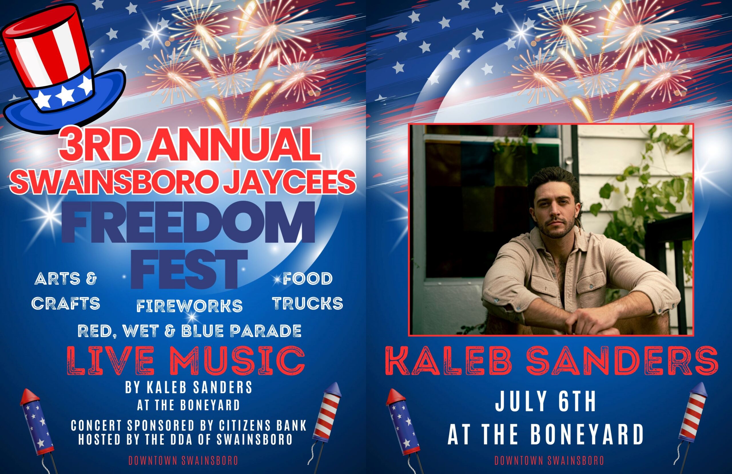 3rd Annual Freedom Fest Concert Flyer final flyer
